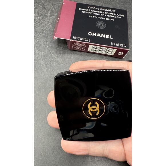 Chanel Ombre Première Longwear Powder Eyeshadow shade 58 Pourpre Brun New! - Picture 6 of 10